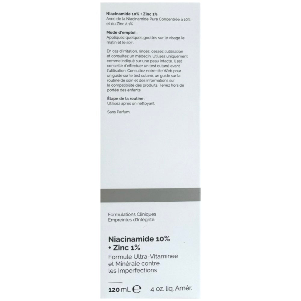Niacinamide 10% + Zinc 1% | 120 ML | 4 OZ NEW Extra Large