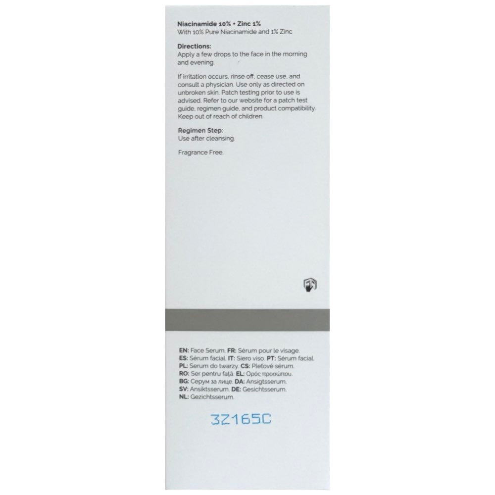 Niacinamide 10% + Zinc 1% | 120 ML | 4 OZ NEW Extra Large