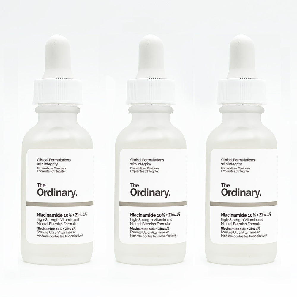 3-Pack The Ordinary Niacinamide 10% + Zinc 1% - 30ML – ATREND