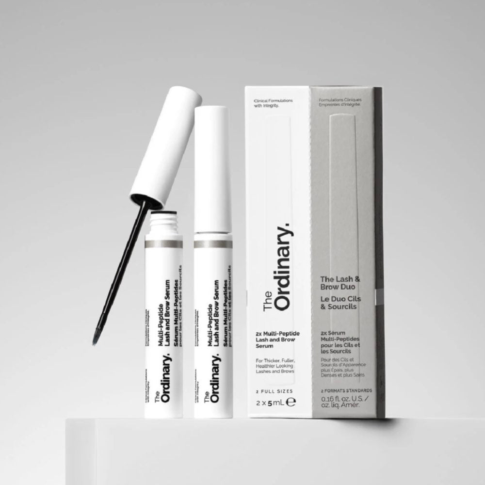 2-Pack The Ordinary Multi-Peptide Lash and Brow Serum Duo NEW